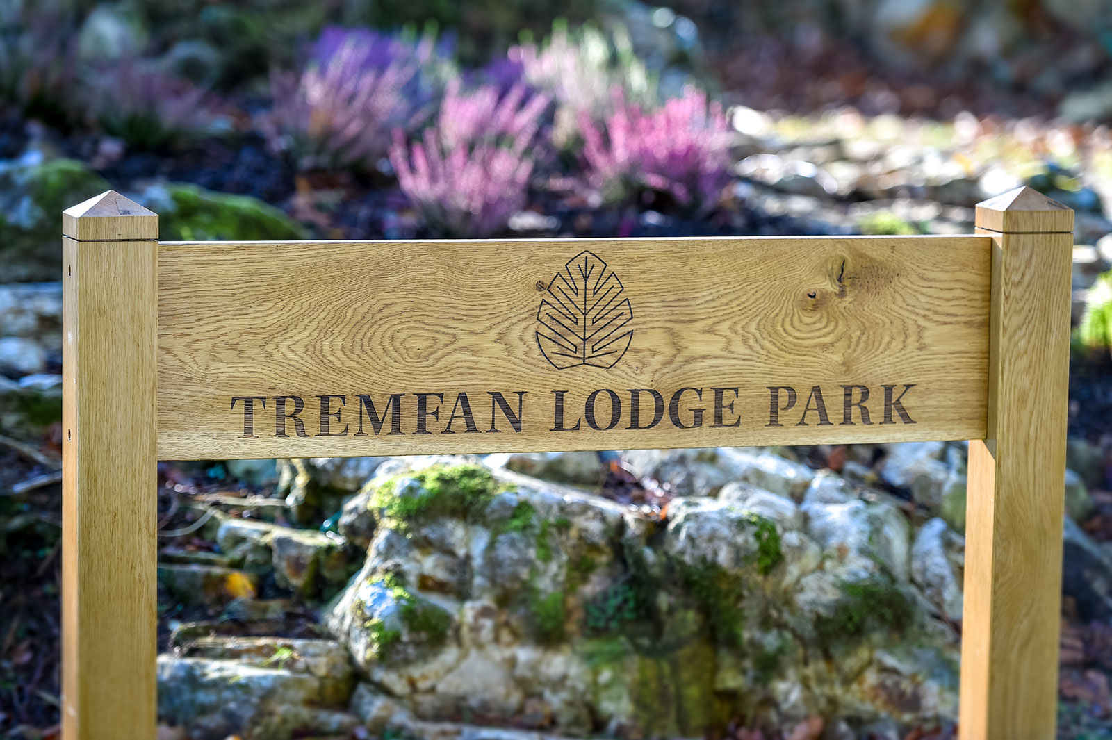 Tremfan Lodge Park sign